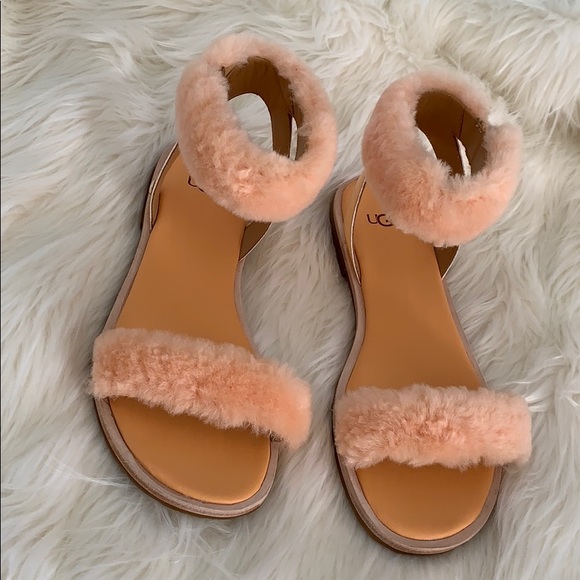 ugg fluff spring sandals